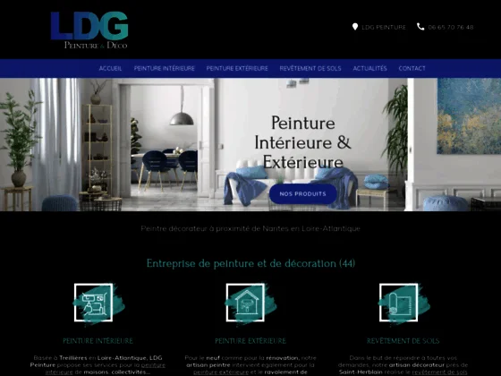 LDG Peinture : artisan peintre décorateur à Treillières près de Carquefou (44)