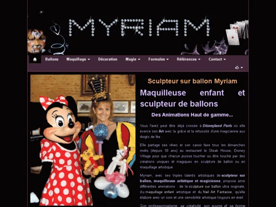 Myriam - sculpture sur ballon