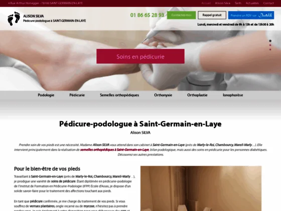 Bénéficiez d'un bilan podologique au sein du cabinet de Madame Silva Saint-Germain-en-Laye