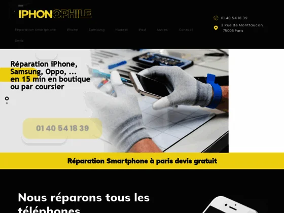 Iphonophile, réparateur d'iPhone à Paris 15e