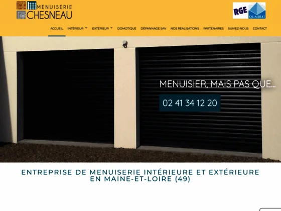 Eurl Chesneau : entreprise de menuiserie & d'agencement près d'Angers (49) & Nantes (44)
