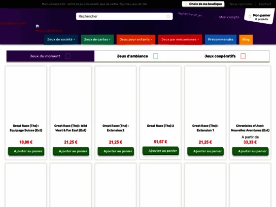 MonMudicaire La seule marketplace qui est spécialisé dans le jeu de société