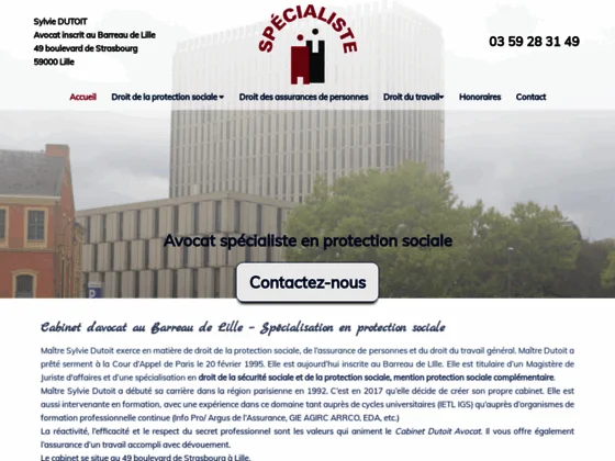 Avocat en droit des assurances Lille, Maître Sylvie Dutoit