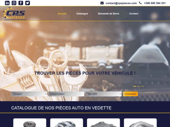Vente de pièce automobile Guadeloupe | CPS Pièces
