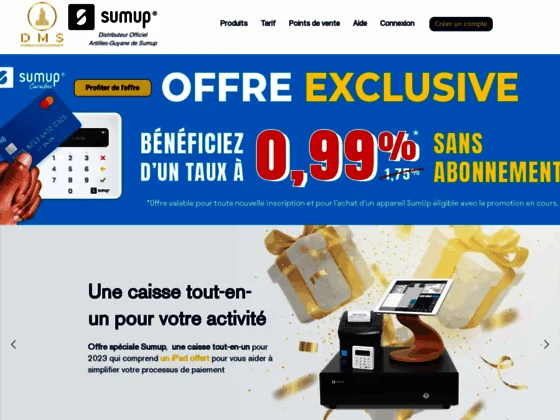 TPE Terminaux de paiement mobile | SumUp Caraïbes