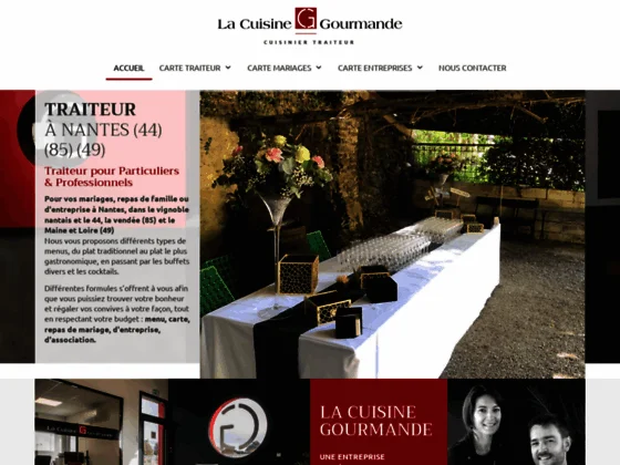 La Cuisine gourmande, traiteur à Gétigné, 44