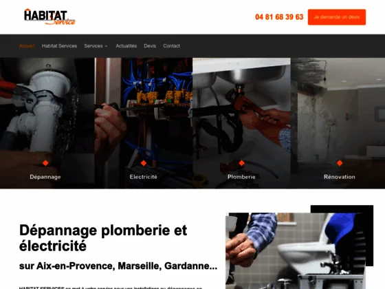 HABITAT SERVICES est une entreprise intervenant pour des travaux de plomberie 