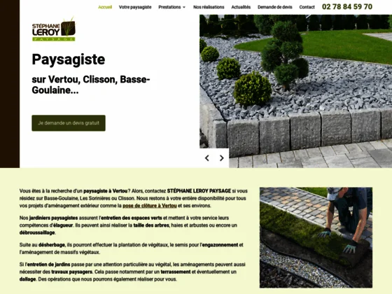 Stéphane leroy paysage: paysagiste rezé