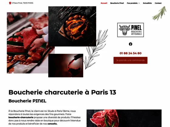 Boucherie Pinel : pour acheter de la viande française