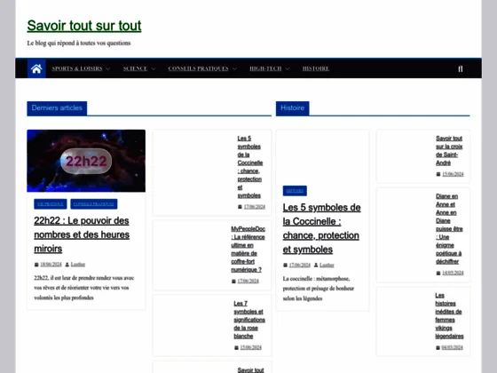 savoir tout sur tout