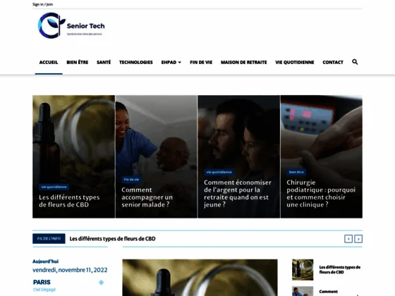TECHONE, actualités sur la santé et le bien-être des personnes âgées