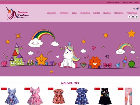 LICORNE FASHION : Accessoires et vêtements licorne