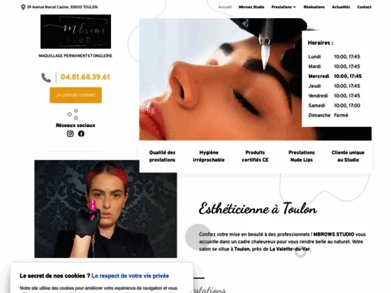  Besoin d’un maquillage permanent pour sublimer votre regard ? Contactez le salon MBROWS S