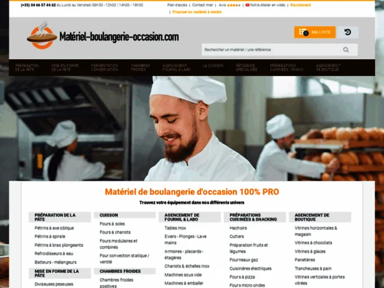 materiel-boulangerie-occasion : matériel 100 % professionnel