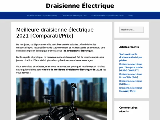 Draisienne électrique
