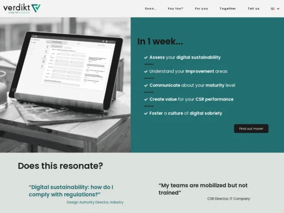 Solution d’évaluation de l'impact écologique du numérique 