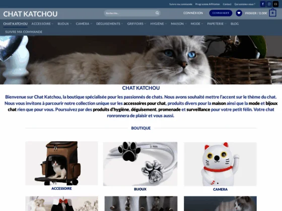 La Boutique en Ligne 100% Chat - Chat Katchou