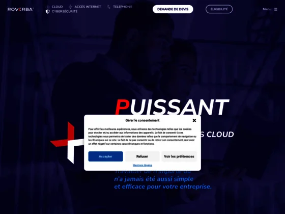 Roverba, cloud privé, téléphonie et fibre