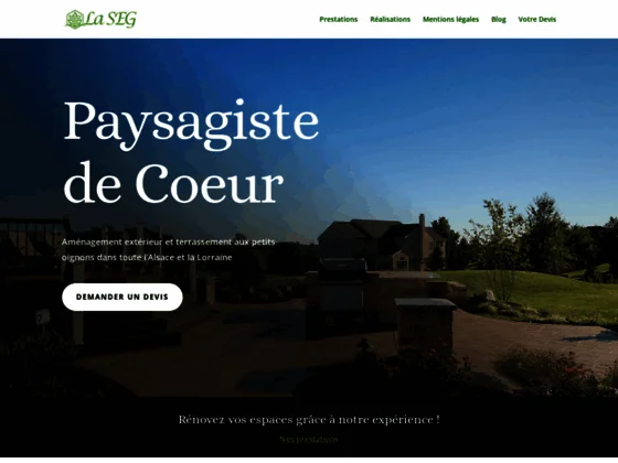 Terrassement et aménagement d'extérieur en Alsace