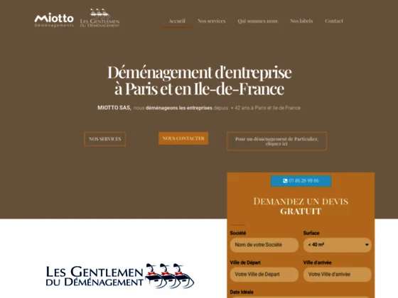 Miotto Déménagement