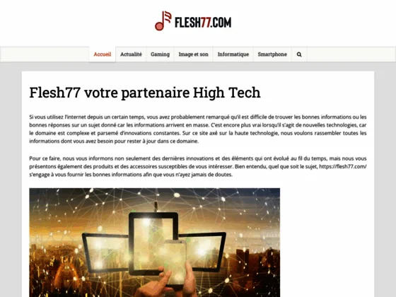 Portail d’informations pratiques sur le high-tech