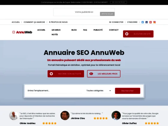 Nouvel annuaire SEO
