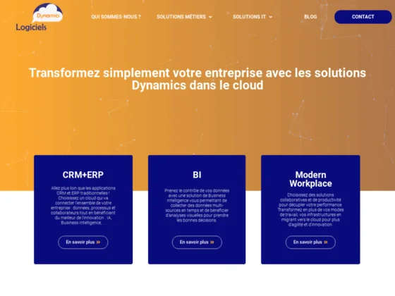 Logiciels Dynamics : Intégrateur Microsoft