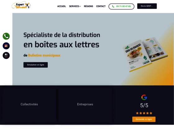 Expert Diffusion, votre distributeur de flyer election municipale