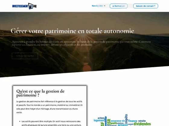 Placements financiers