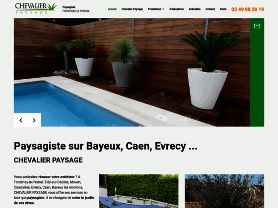  Intervenant dans un rayon de 40km autour de Fontenay-Le-Pesnel, CHEVALIER PAYSAGE réalise
