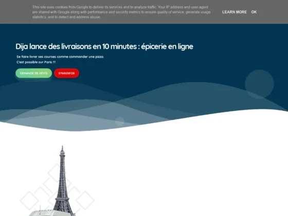 Livraison de courses en 10 minutes