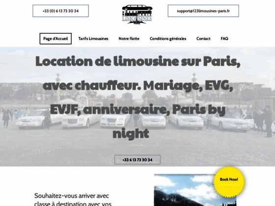123Limousines - location de limousine paris
