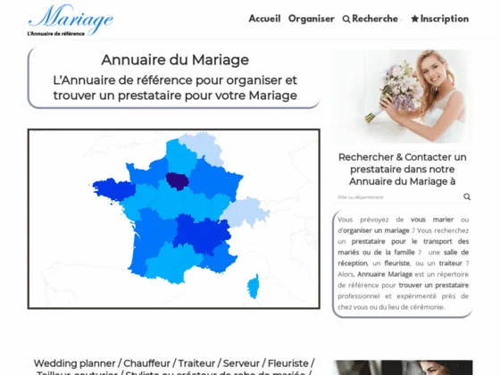 Annuaire Mariage