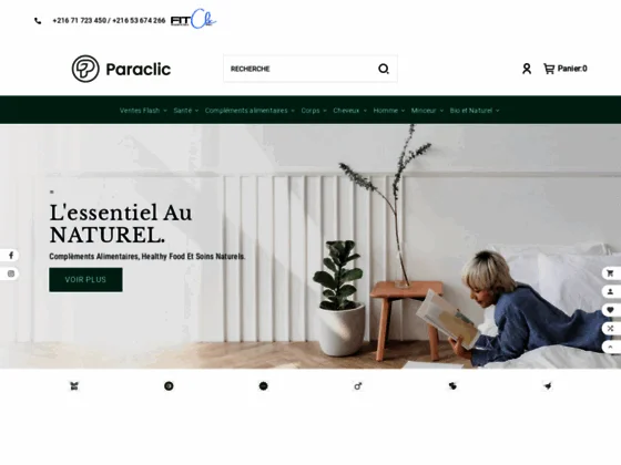 Paraclic - Parapharmacie en Tunisie