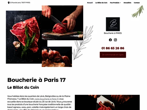 Le Billot du Coin est une boutique parisienne proposant un large choix de produits locaux 