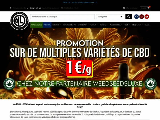 NARGUILUXE Chicha et Vape