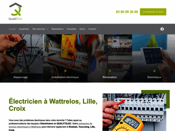 QUALI’ELEC, entreprise d'électricité intervenant dans les hauts-de-France à Wattrelos