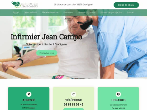 Cabinet de soins infirmiers à domicile à Gradignan