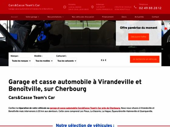 Le garage PREZOT propose un service de vitrage auto professionnel en région Normandie