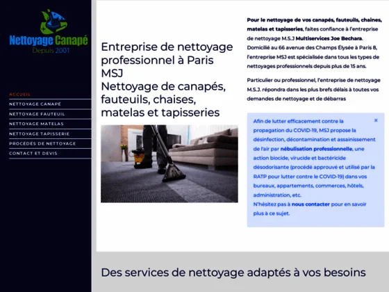 Nettoyage de meubles à Paris