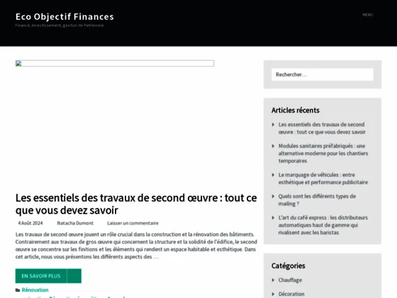 Eco Objectif Finances