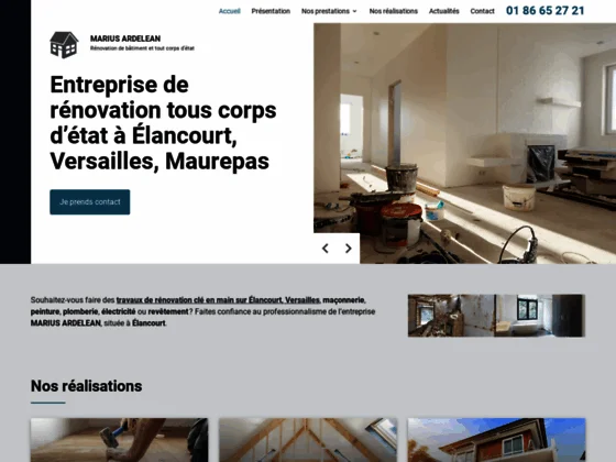 Intervenant sur Versailles, Élancourt, pour vos projets de rénovation clé en main, MARIUS 