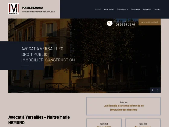 a Versailles, faites vous accompagner par Me Hemond, avocat compétente en droit de l'immob