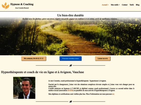 Hypnose à distance par Visioconférence - Corentin Hypnose