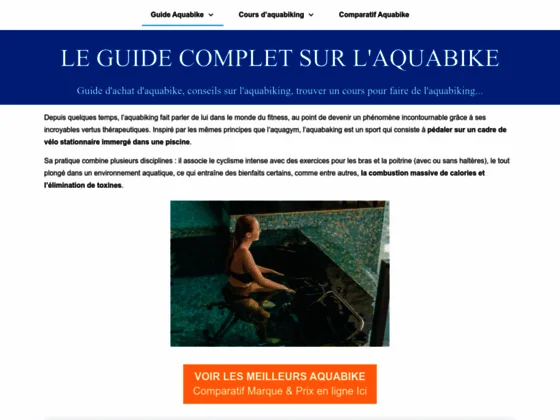 Site de comparatifs d'aquabike