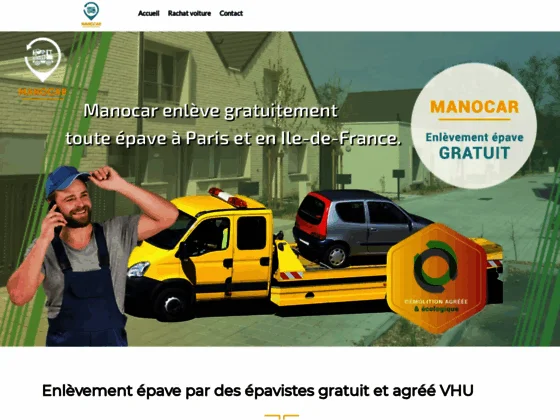 Epaviste agréé VHU et gratuit tous les jours