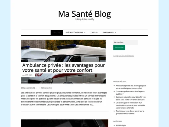 Ma santé blog
