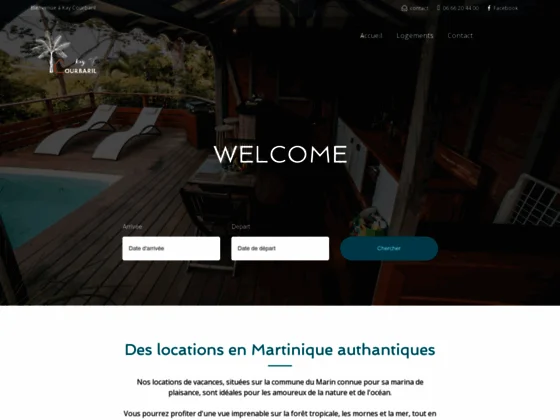 Location de villa avec piscine privative au Marin (97) en Martinique