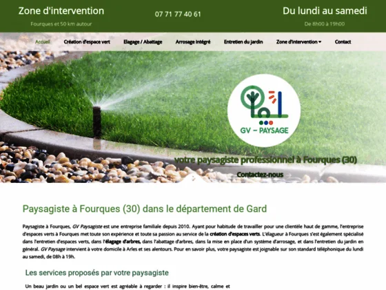 Paysagiste à Fos-sur-Mers, GV Paysage