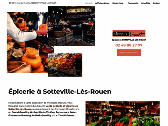 Les produits locaux typiques de Normandie l'épicerie MAISON LINANT